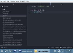 atom - Редактор исходного кода для Astra Linux